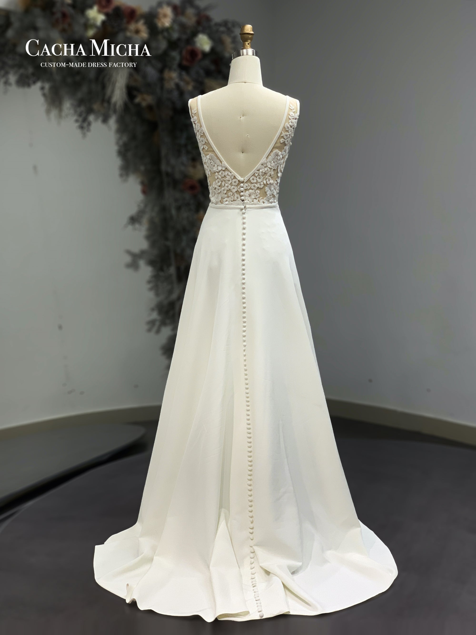 lace tube short bridal dress with over skirt 211214