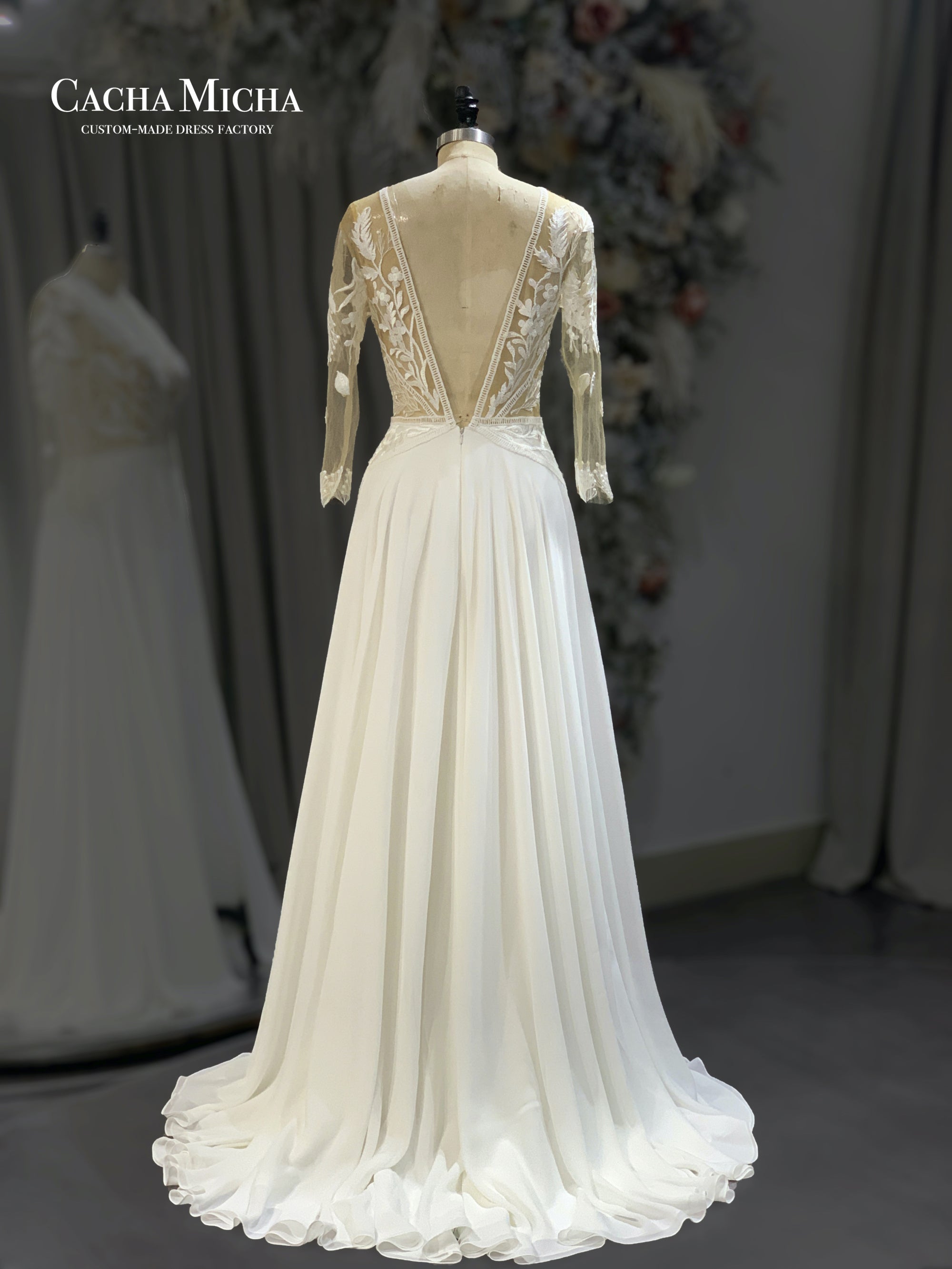 basque waist a line taffeta bridal dress 211211