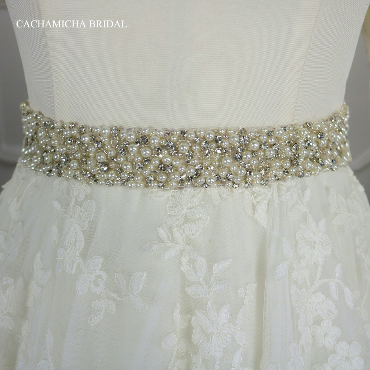 Elegant Satin Top Lace Ball Gown Wedding Gown C9369