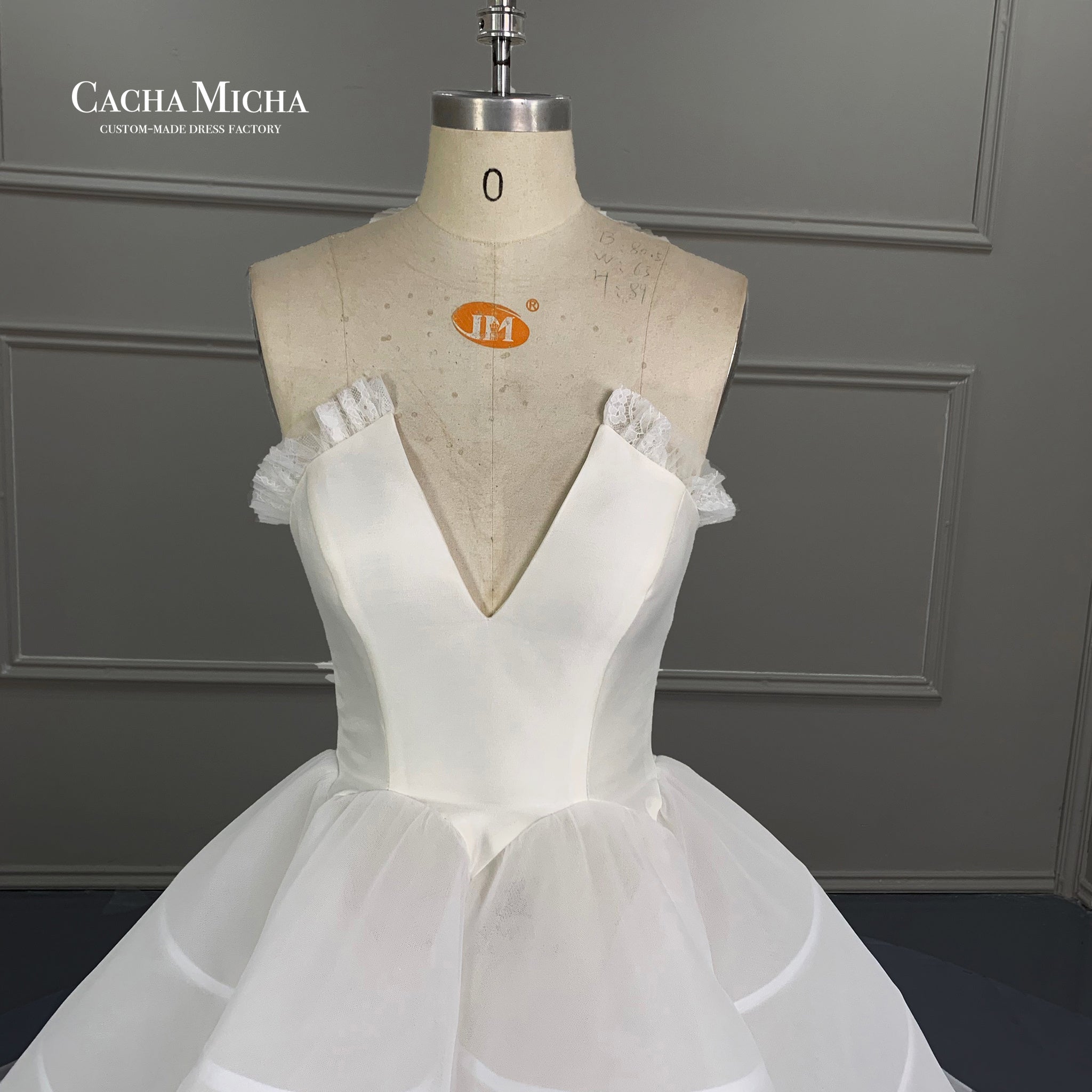 Custom Gore Skirt Wedding Gown WT2878